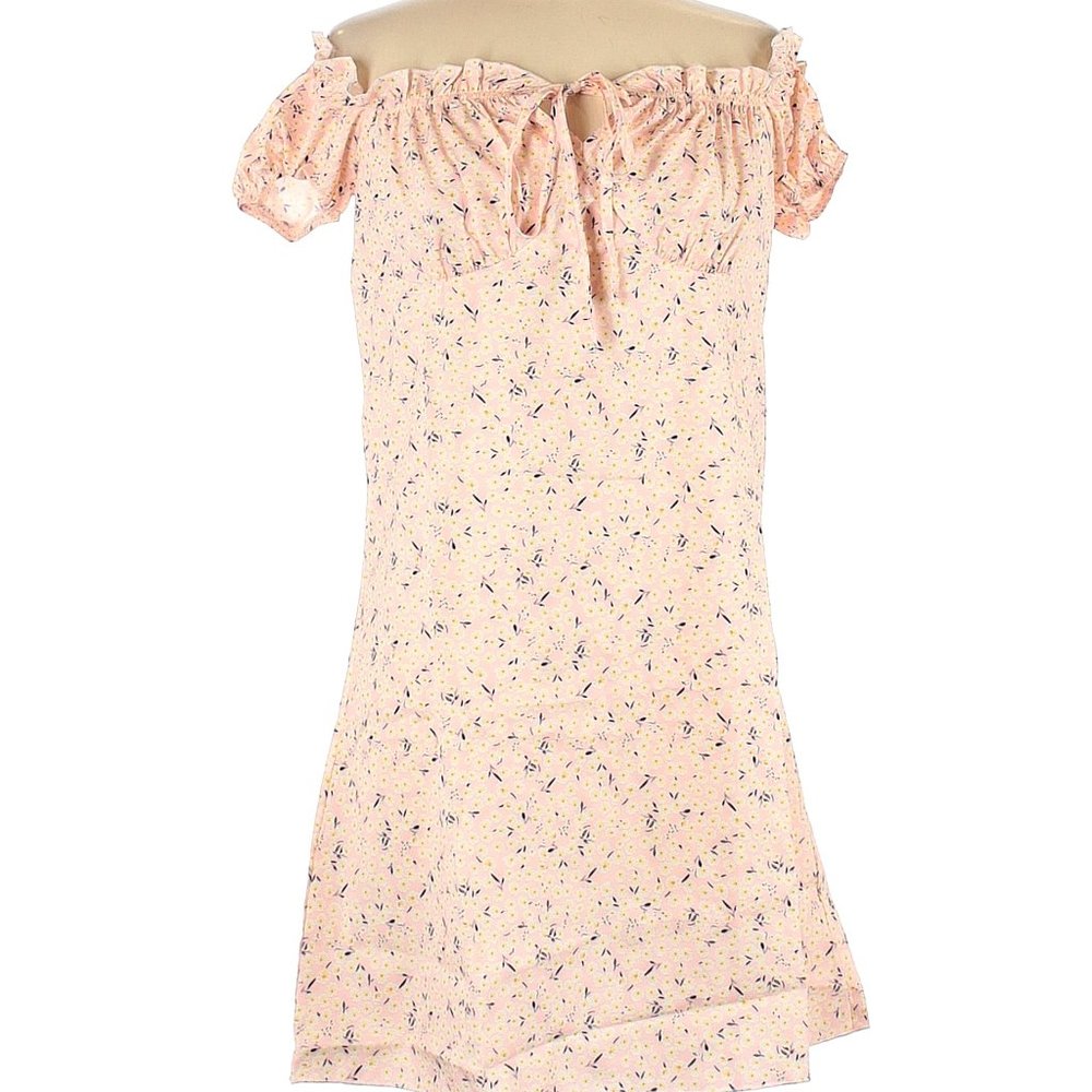 Unbranded Casual Dress Size M Medium New W/ Tags NWT Off Shoulder Pink Short